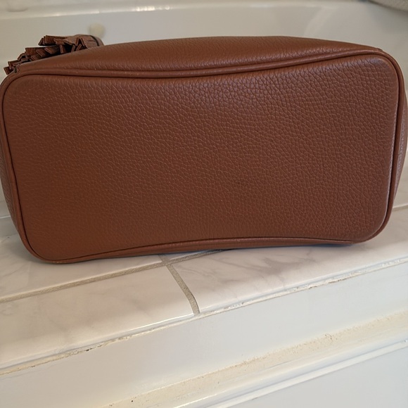 Tory Burch Leather Theo Satchel - Picture 6 of 8